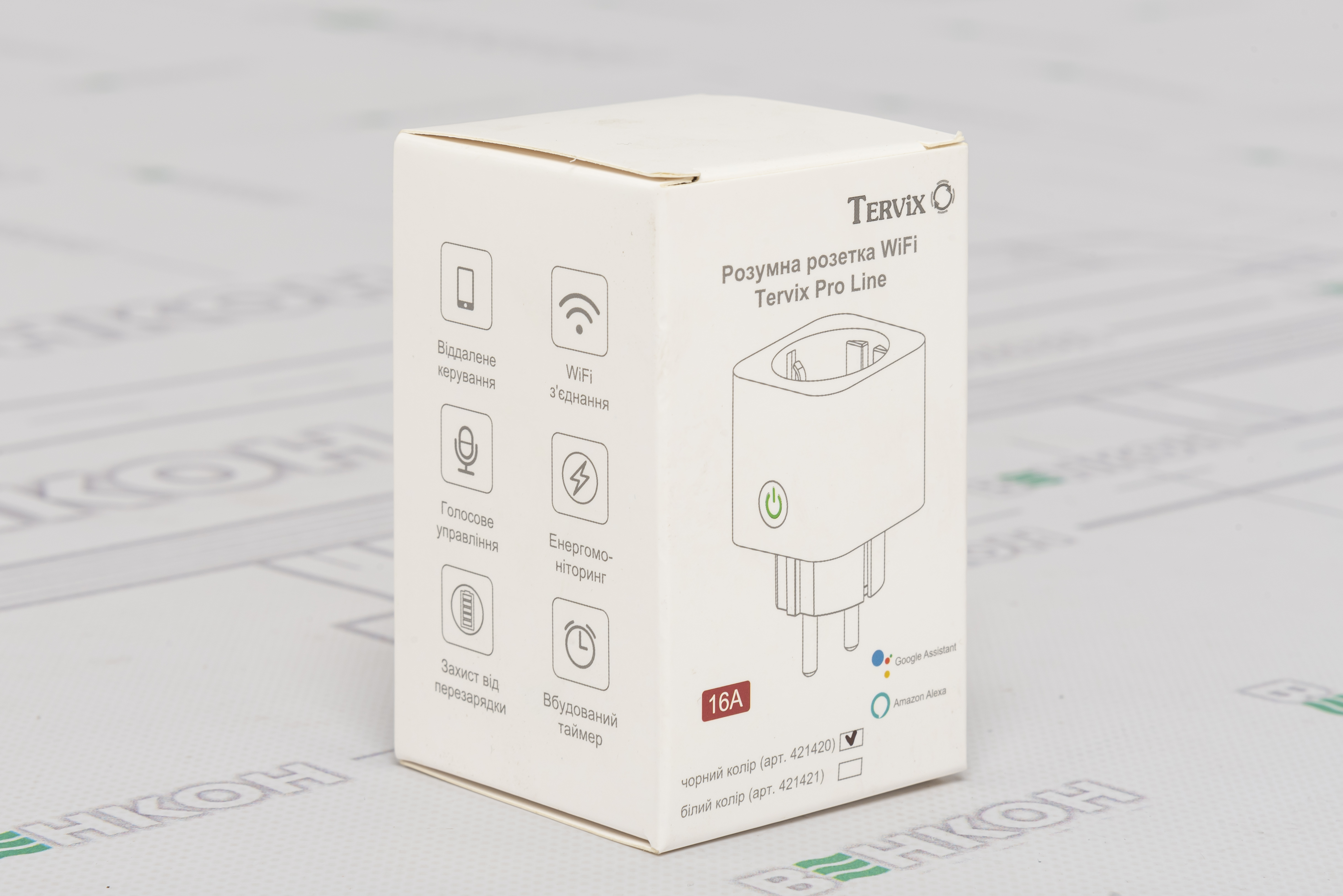 Розумна розетка Tervix Pro Line WiFi Socket Black 421420 огляд - фото 8