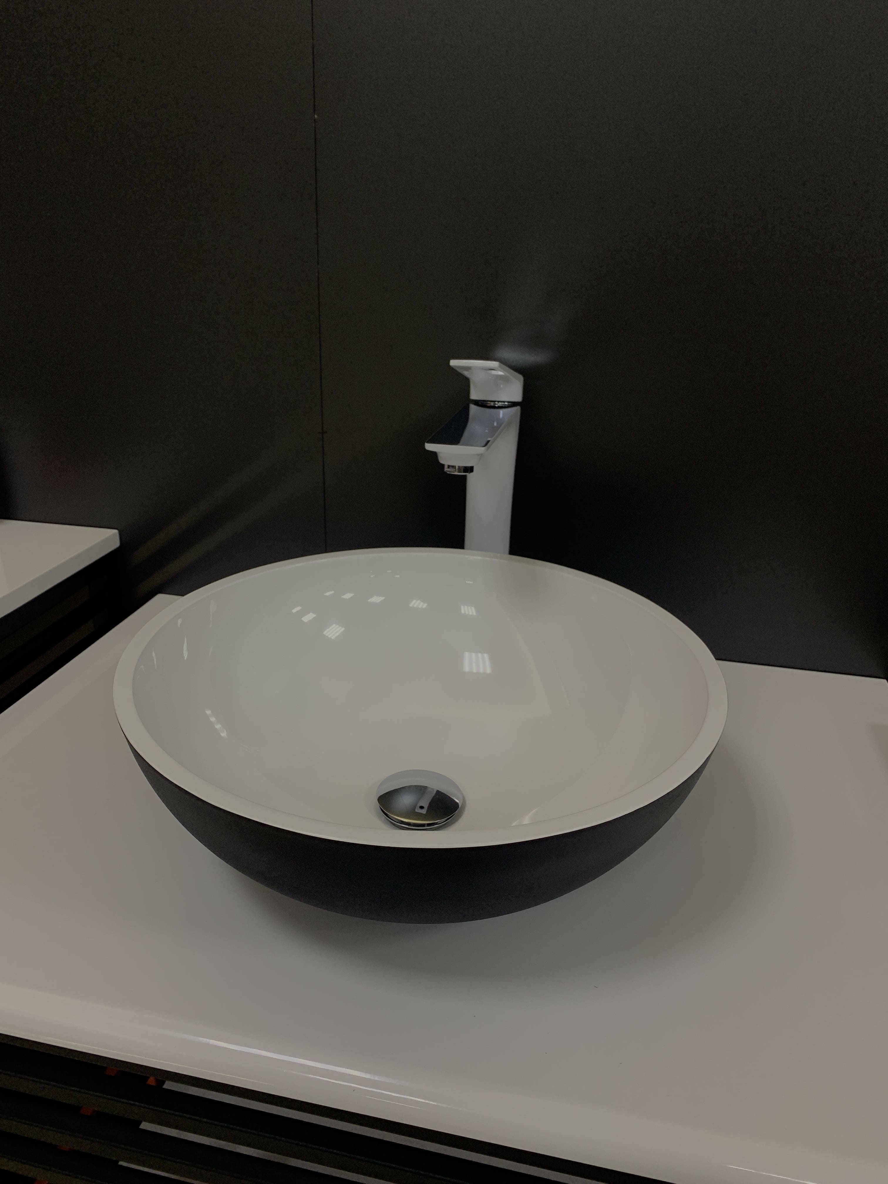 в продаже Умывальник Adamant Kreis 420 B&W - фото 3