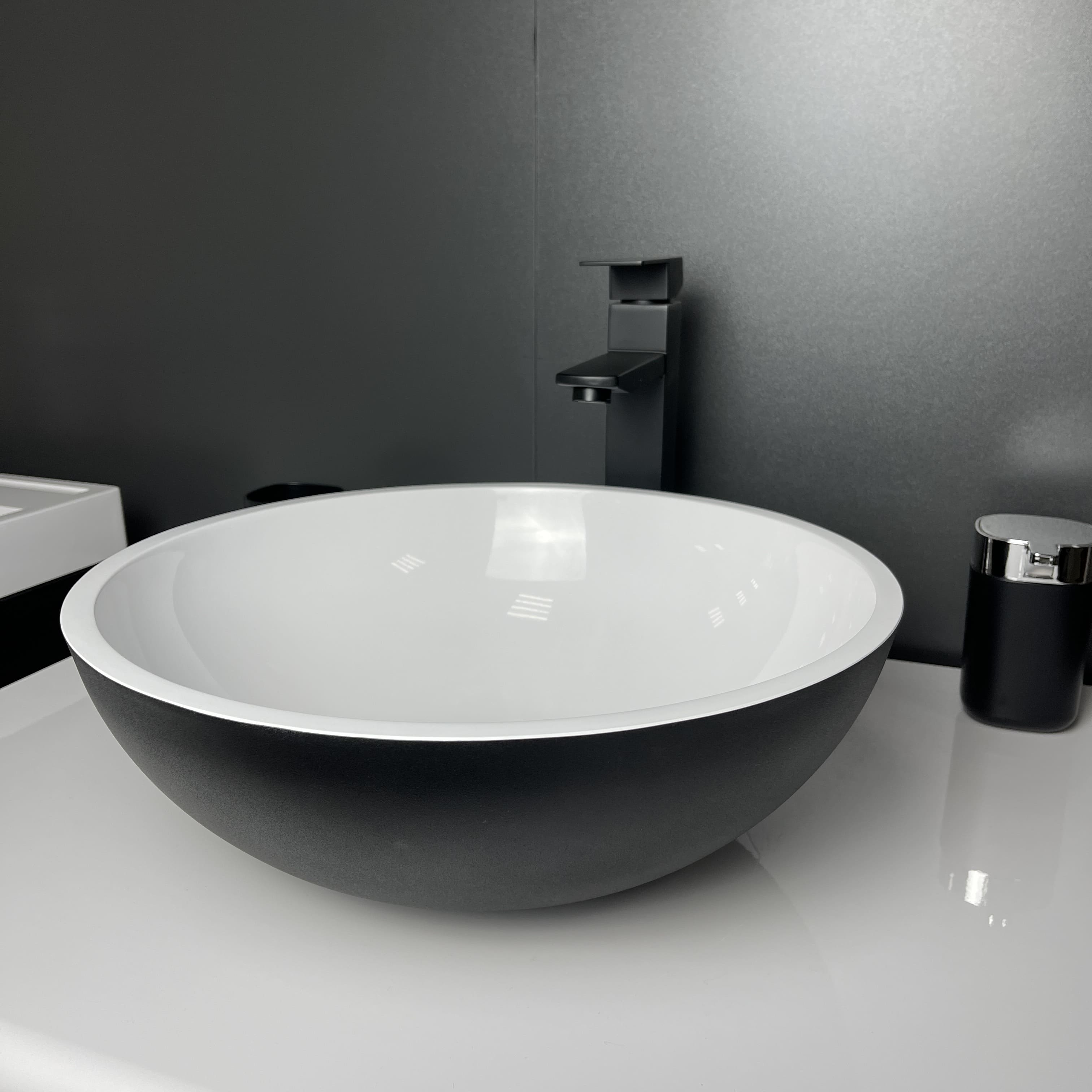 Умывальник Adamant Kreis 420 B&W цена 3500 грн - фотография 2