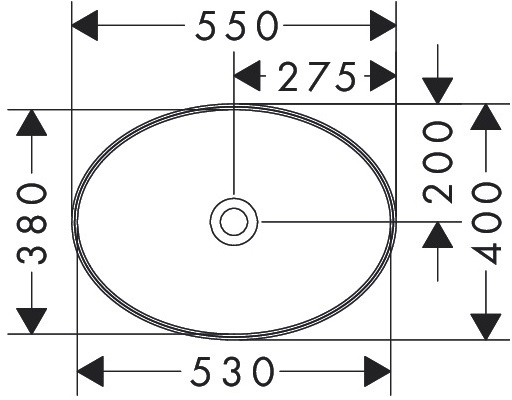 Hansgrohe Xuniva D 60165450 Габаритні розміри