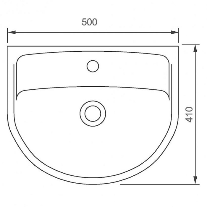 Kolo Status 50 2321500UA Габаритные размеры