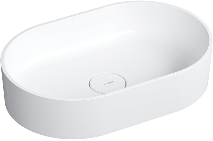 Omnires Ovo 55x36 white (OVOUNBM)
