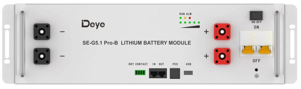 Deye SE-G5.1 Pro-B LV 51.2V 100Ah 5.12kWh