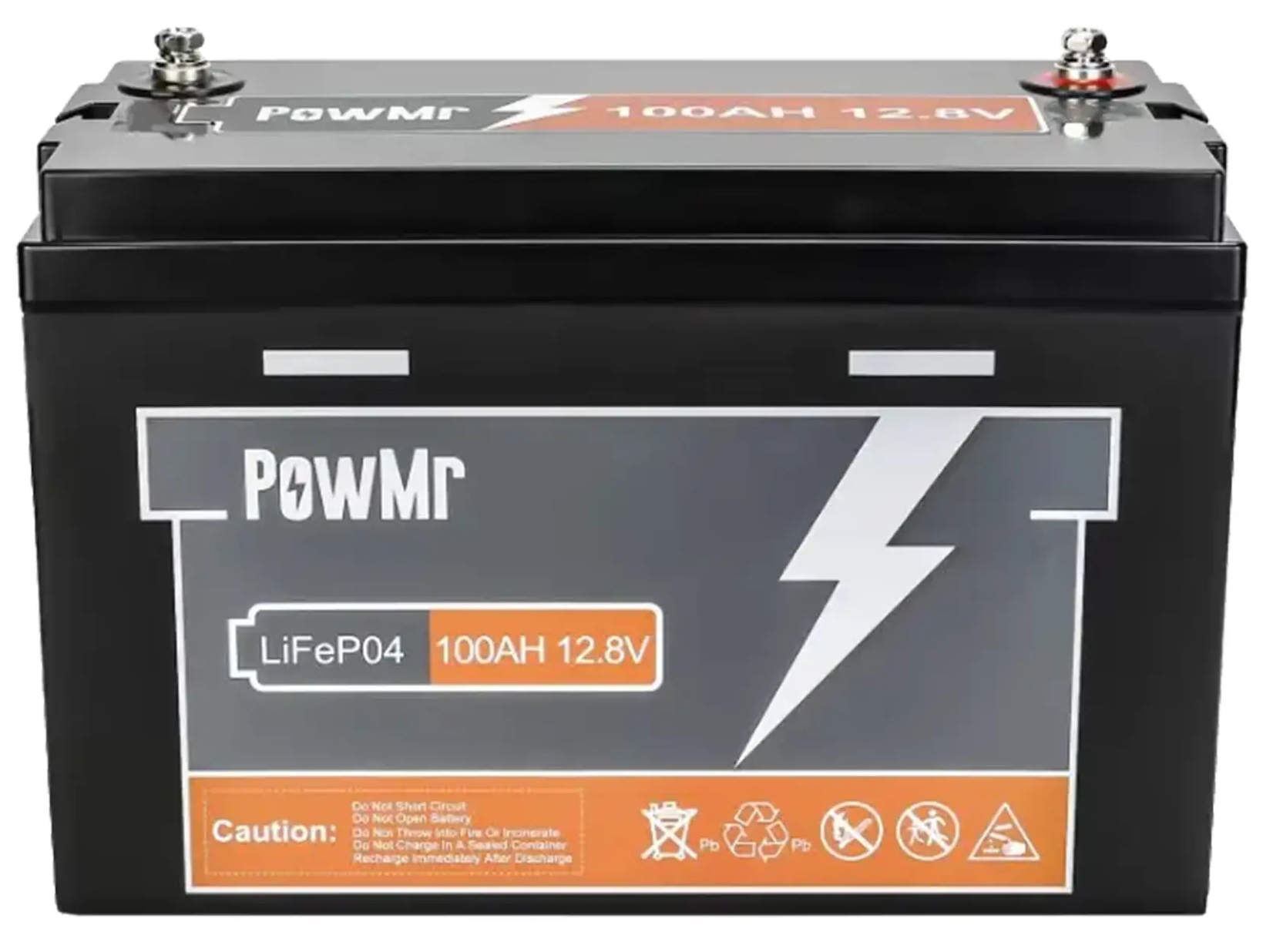 Аккумуляторная батарея PowMr 12.8V 100Ah LiFePo4 (POW-100AH-12V)