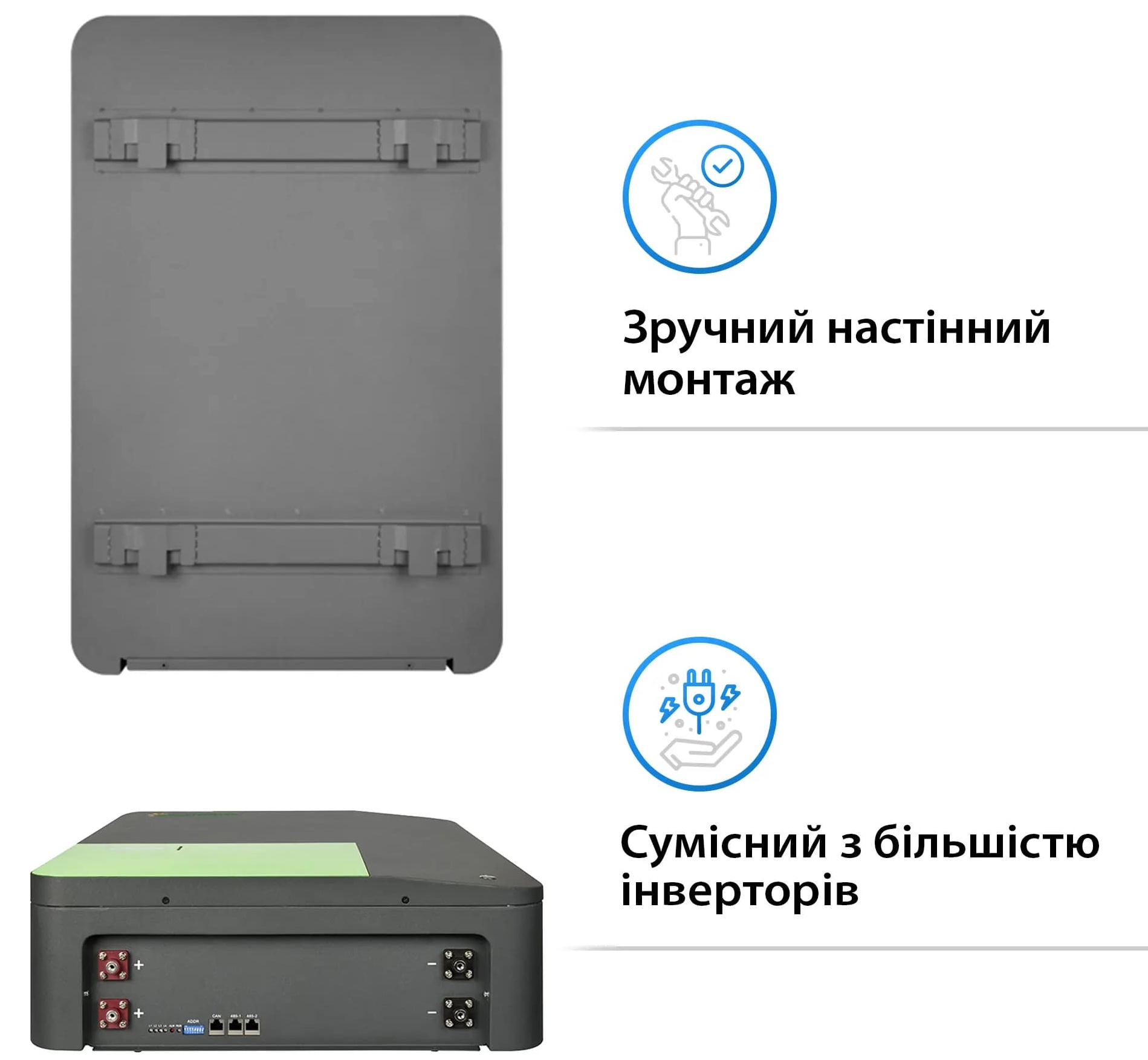 Акумуляторна батарея Sunjetpower 51.2V 100Ah 5.12kWh LiFePo4 (SV48V100AhWM) відгуки - зображення 5