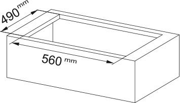 Franke FSM 7081 HI (340.0705.229) Габаритные размеры