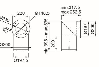 Franke FSMD 112.0549.122 Габаритні розміри