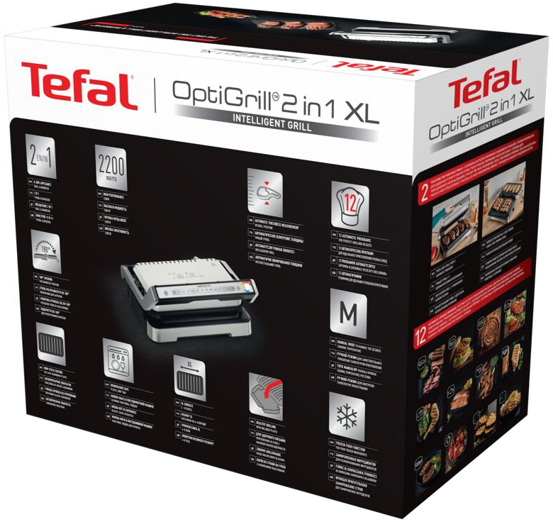 Электрогриль Tefal OptiGrill 2in1 XL (GC782D30) обзор - фото 11