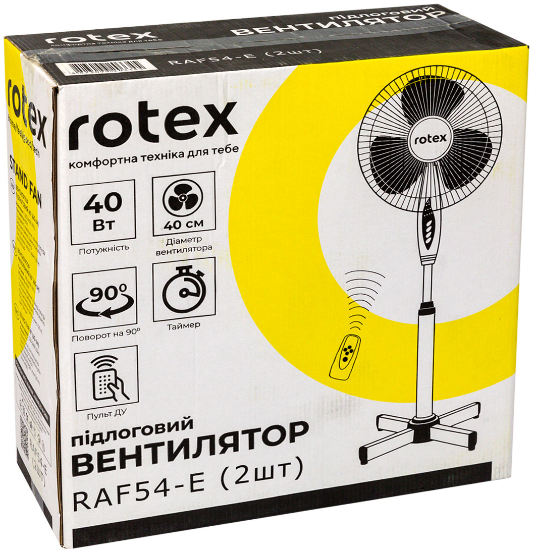 Напольный вентилятор Rotex RAF54-E характеристики - фотография 7