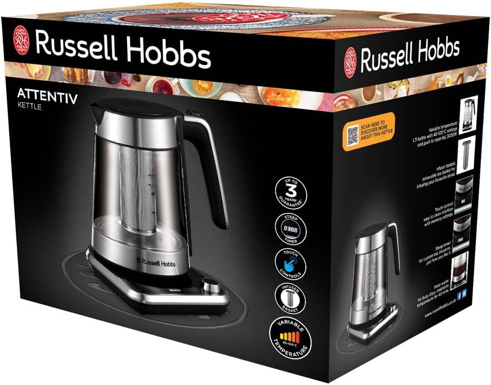 Електрочайник  Russell Hobbs Attentiv Kettle 26200-70 огляд - фото 11