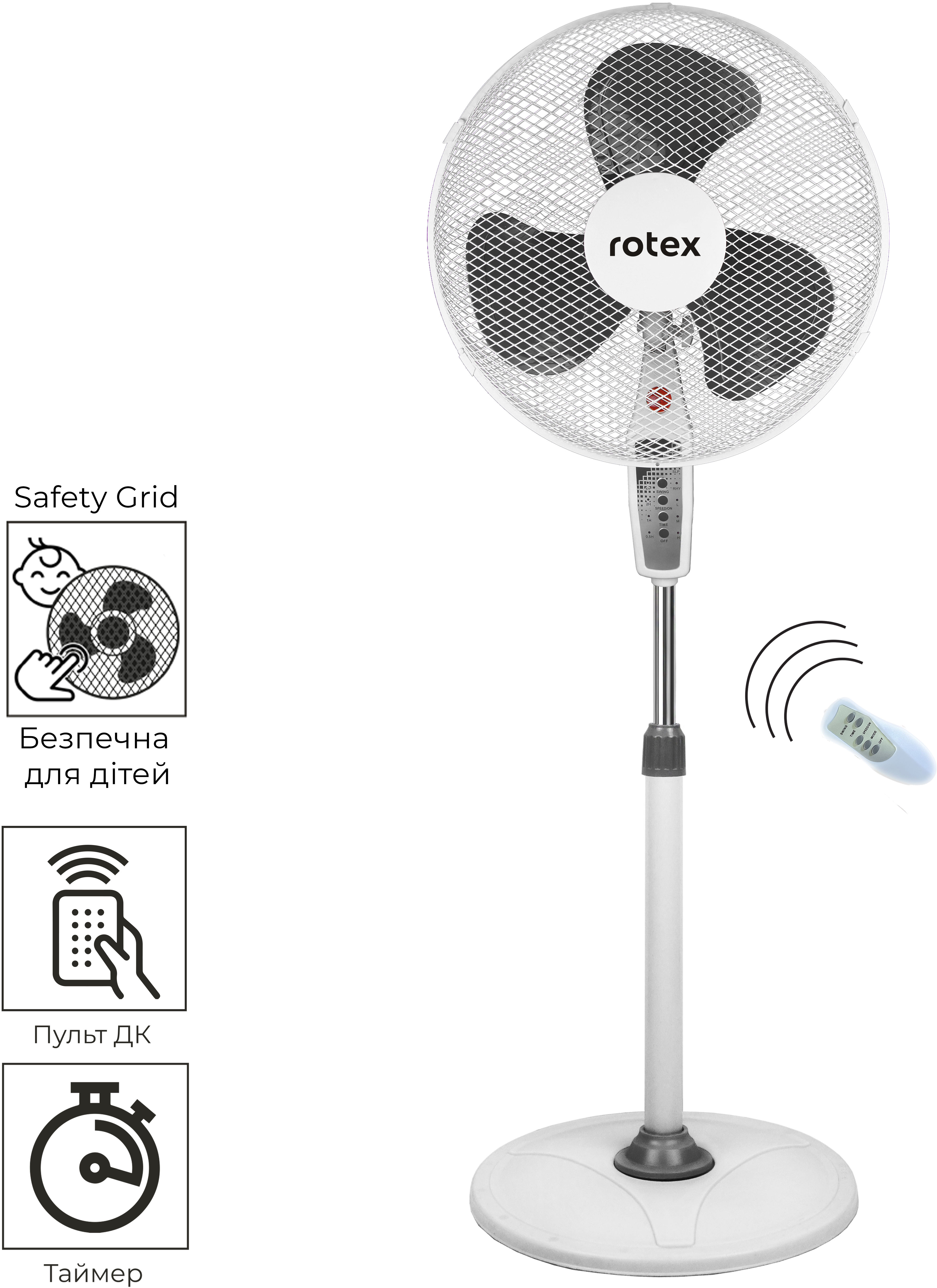 Напольный вентилятор Rotex RAF66-E в интернет-магазине, главное фото