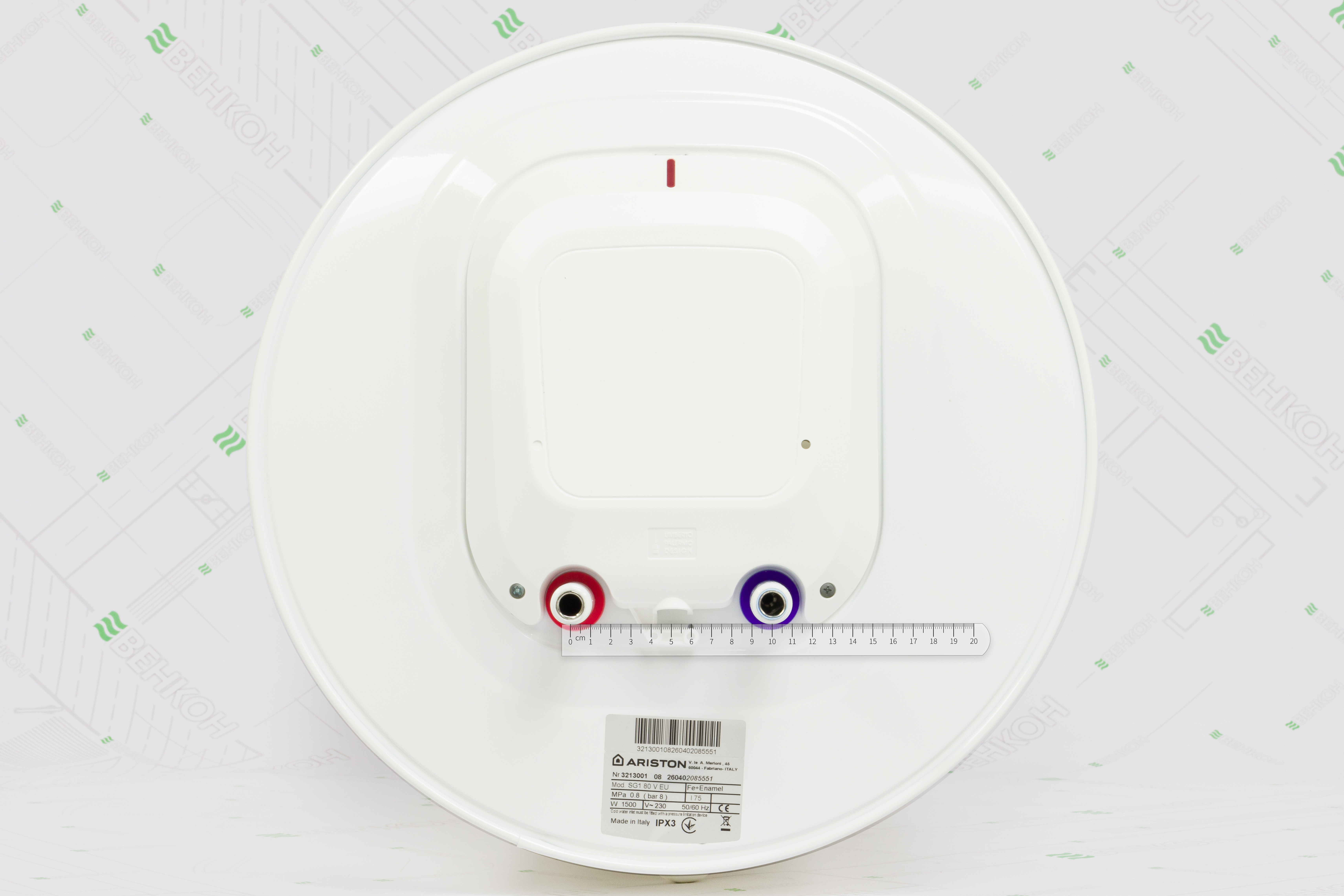 Водонагрівач Ariston SG1 80 V EU (3213001) зовнішній вигляд - фото 9