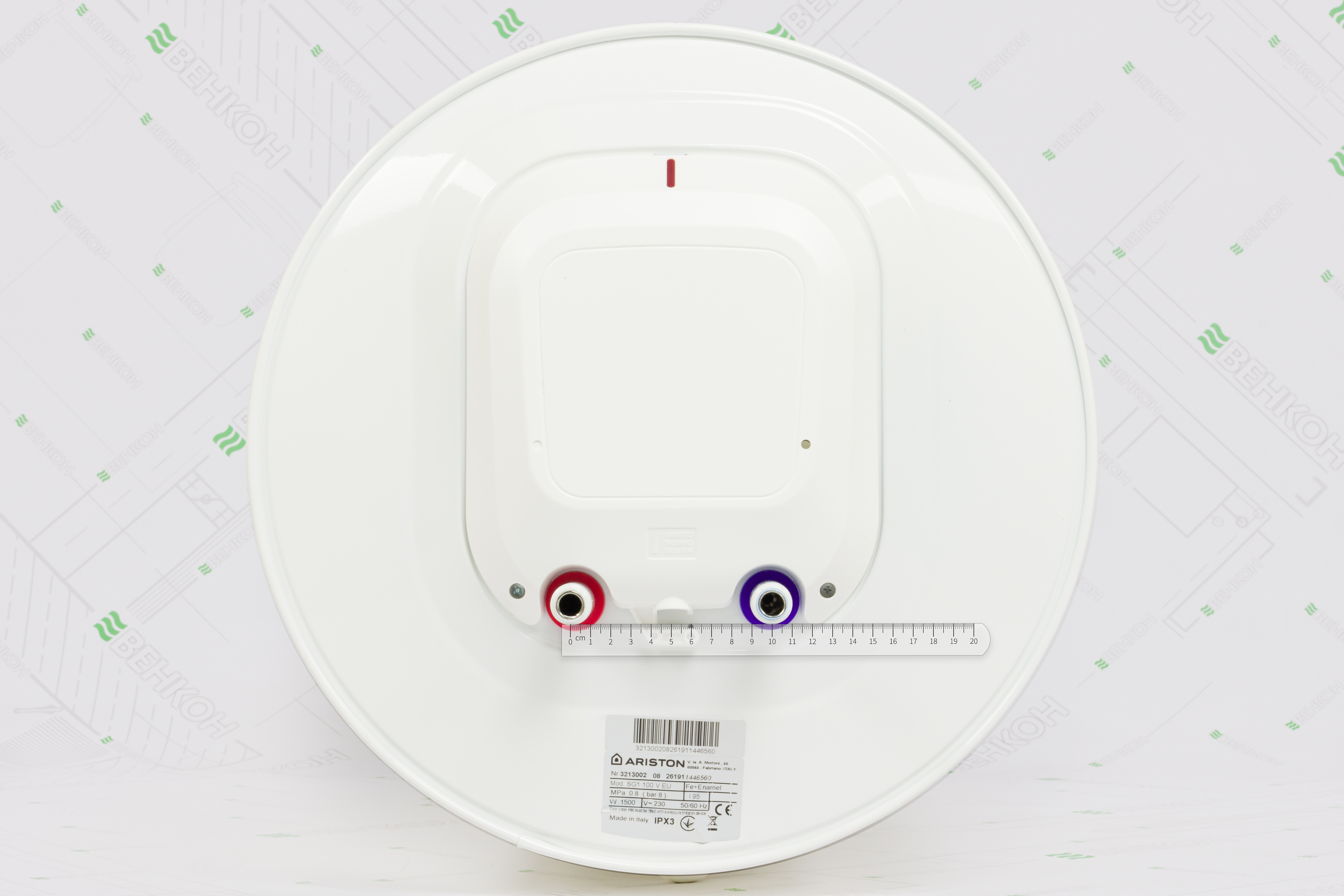 Водонагрівач Ariston SG1 100 V EU (3213002) зовнішній вигляд - фото 9