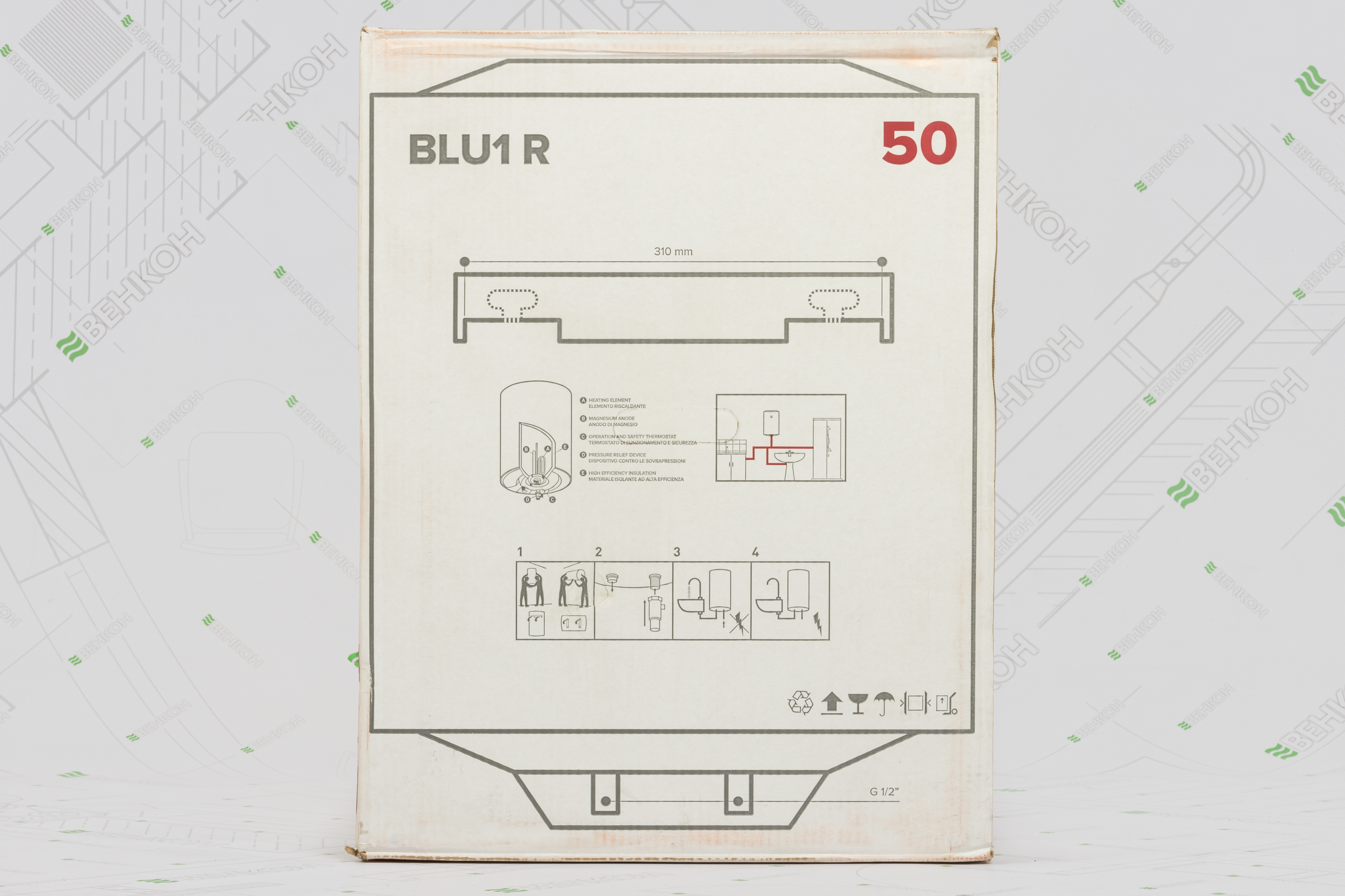 продукт Ariston Blu1 R 50 V 1,8K PL EU (3201942) - фото 14