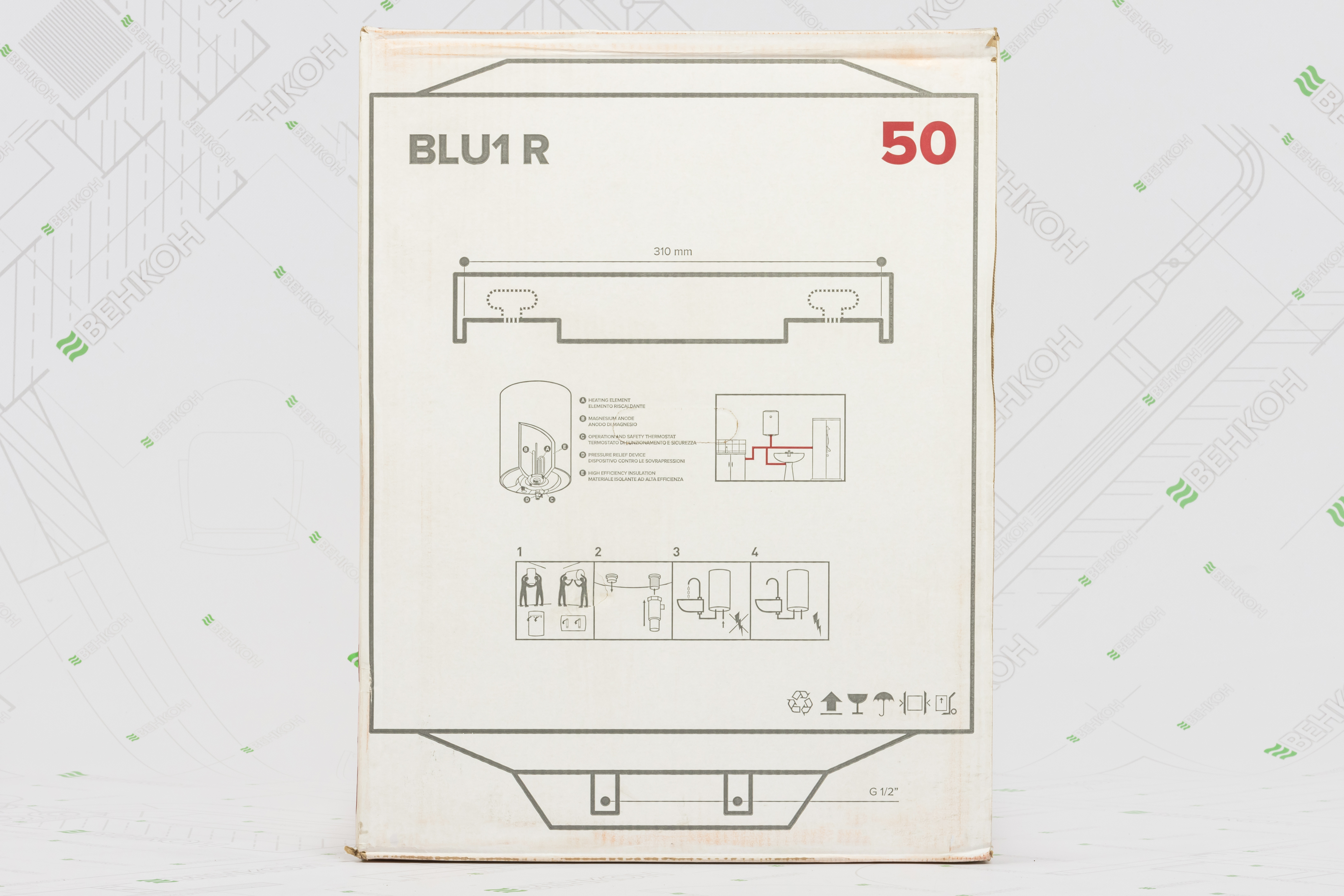 продукт Ariston Blu1 R 50 V 1,8K PL EU (3201942) - фото 14