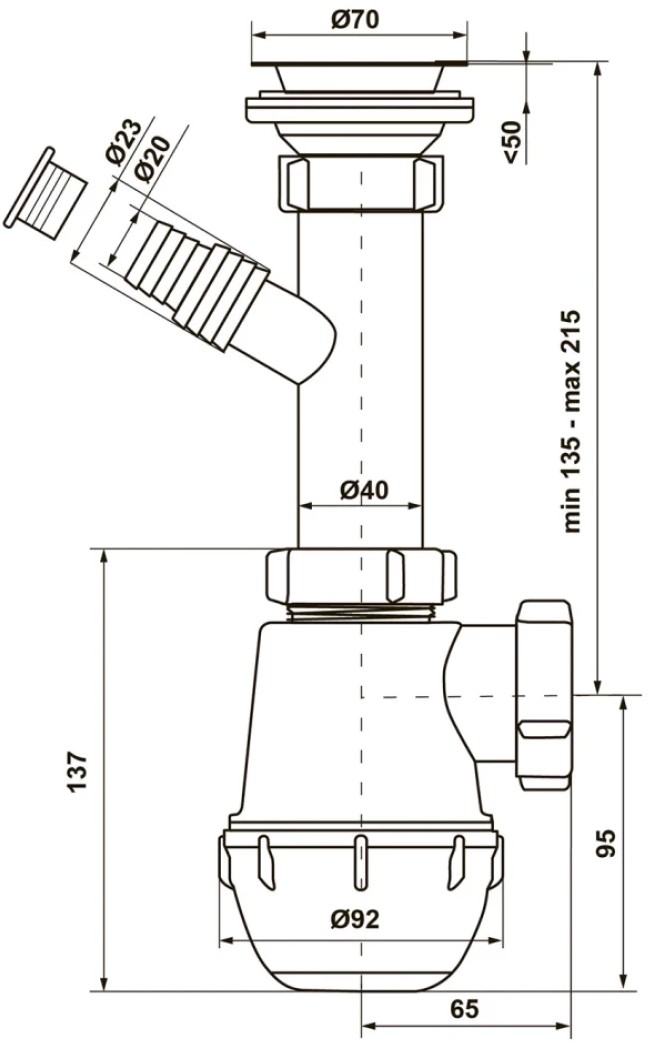 Kronoplast SM14020000 Габаритні розміри