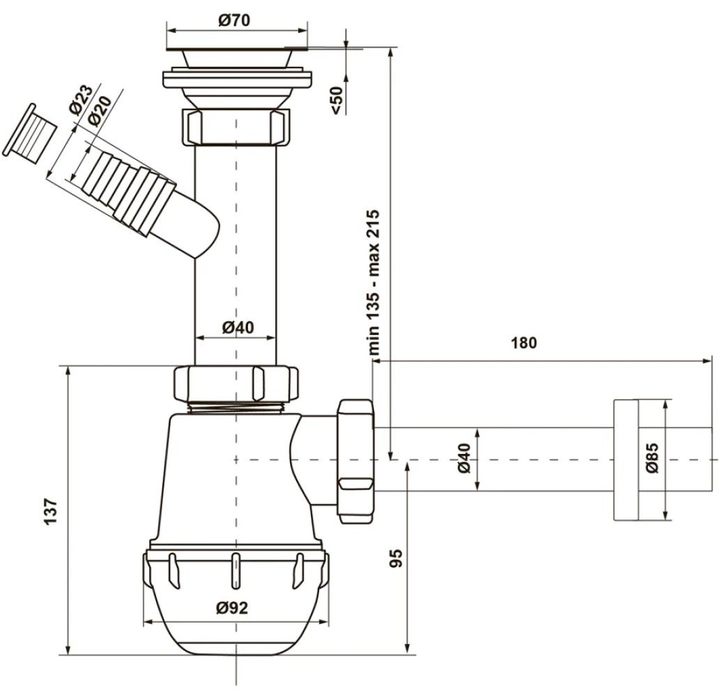 Kronoplast SM14020002 Габаритні розміри