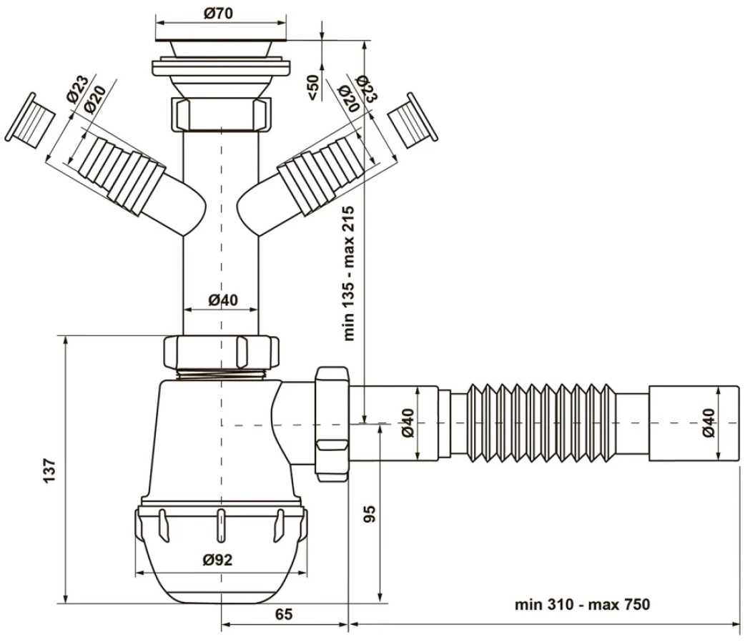 Kronoplast SM14030042 Габаритные размеры