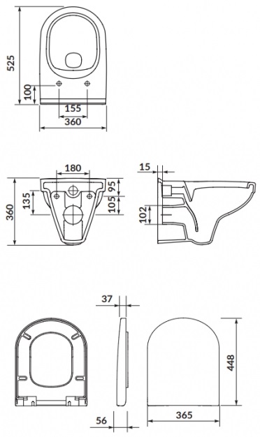 Oli 120 plus + zip 471 simple on (659044+S701-565) Габаритні розміри