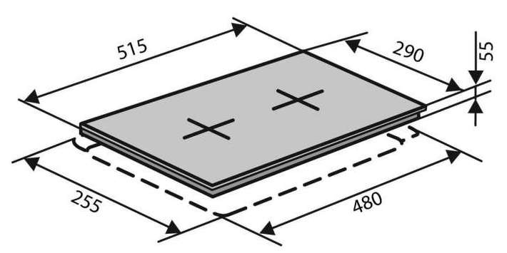 Ventolux HSF320 CEST (X) 3 Габаритные размеры