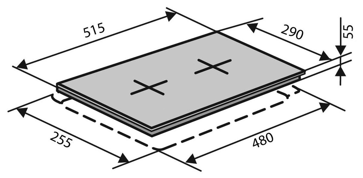 Ventolux HSF320G CEST (BK) 3 Габаритные размеры