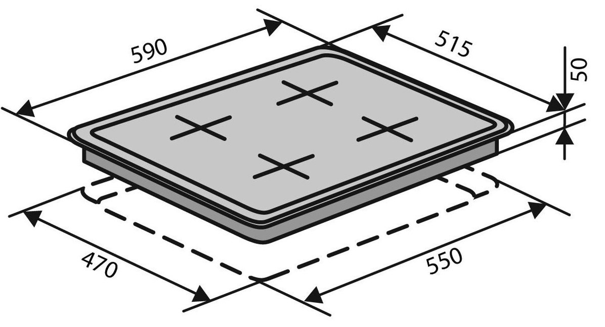 Ventolux HSF640-D3 CS (X) Габаритные размеры