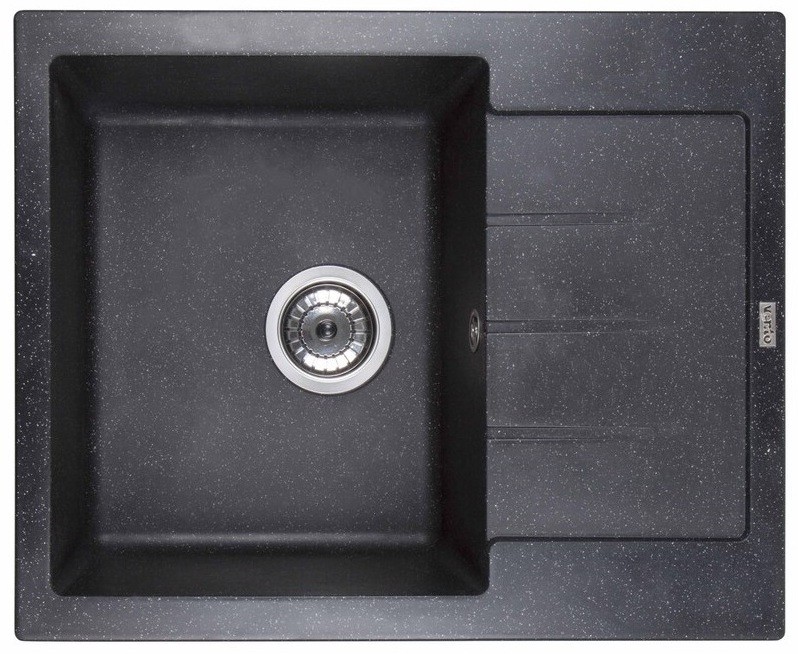 Кухонна мийка Ventolux Silvia 620x500x200 (Space Black) в інтернет-магазині, головне фото