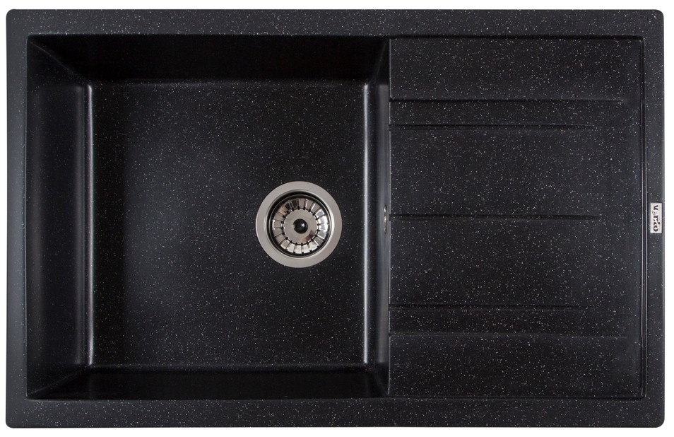 Кухонна мийка Ventolux Diamante 765x485x200 (Space Black) в інтернет-магазині, головне фото