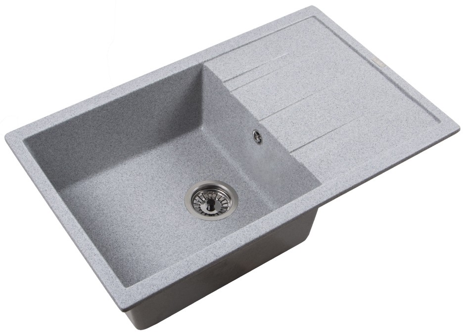 Кухонна мийка Ventolux Diamante 765x485x200 (Gray Granit) ціна 6399 грн - фотографія 2