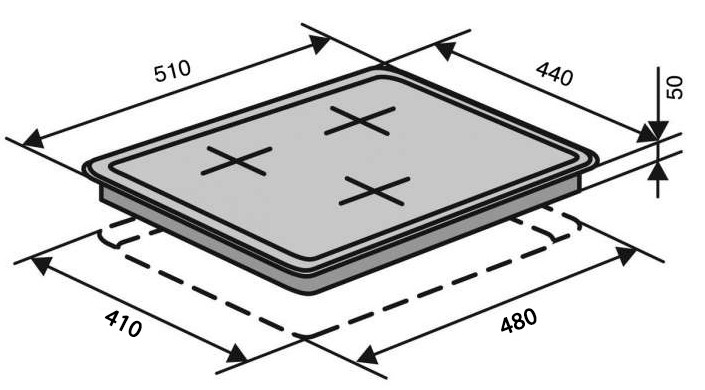 Ventolux HSF430-P3 CS (X) Габаритные размеры