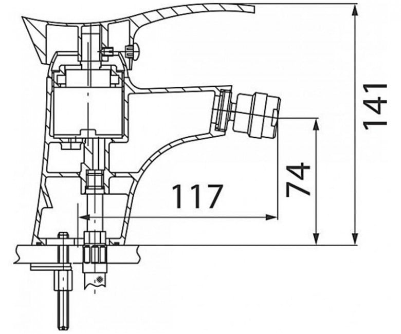 Ferro Loretta BLA6 Габаритні розміри