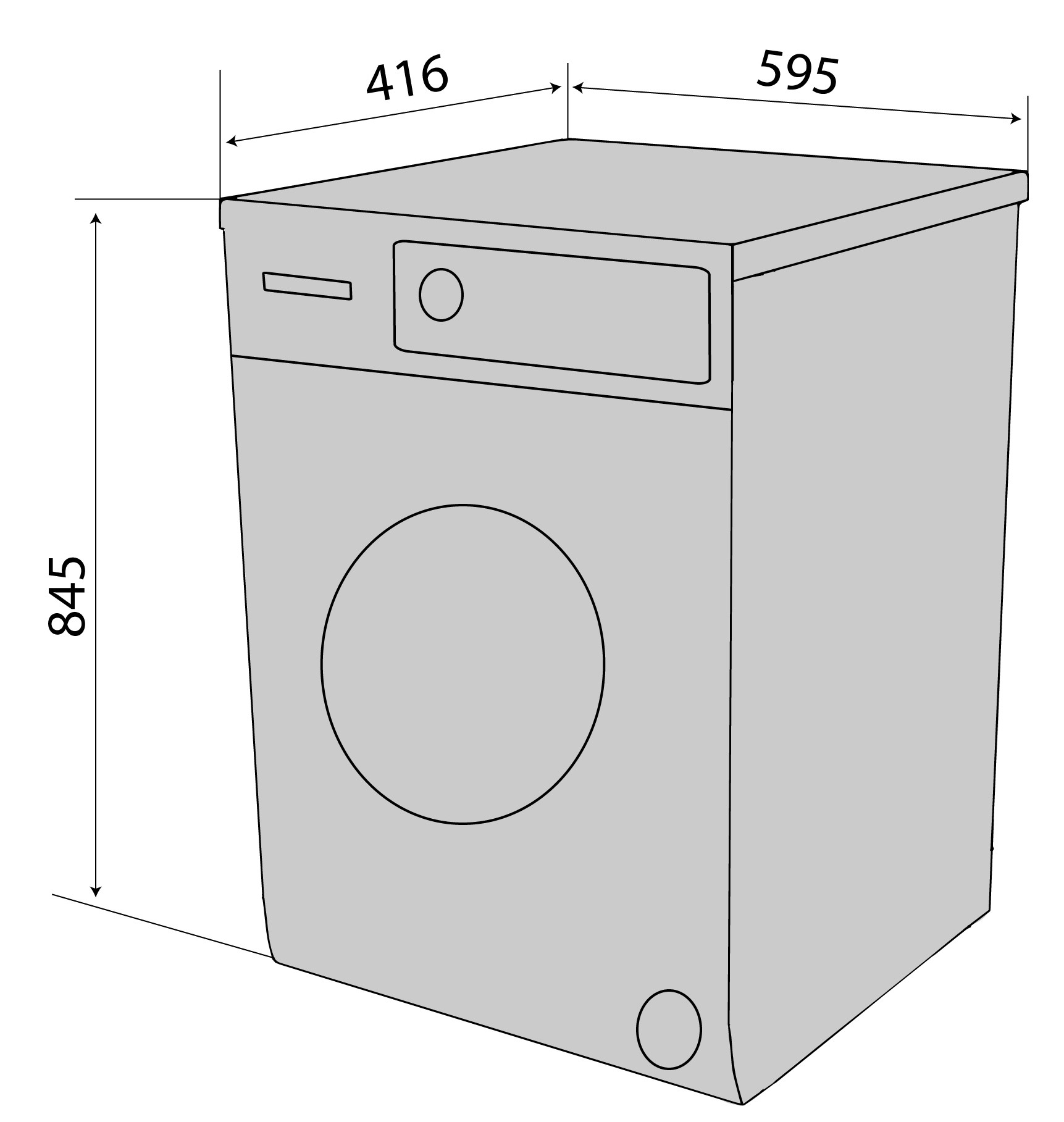 Ventolux WM 1042 6 T3 Габаритные размеры