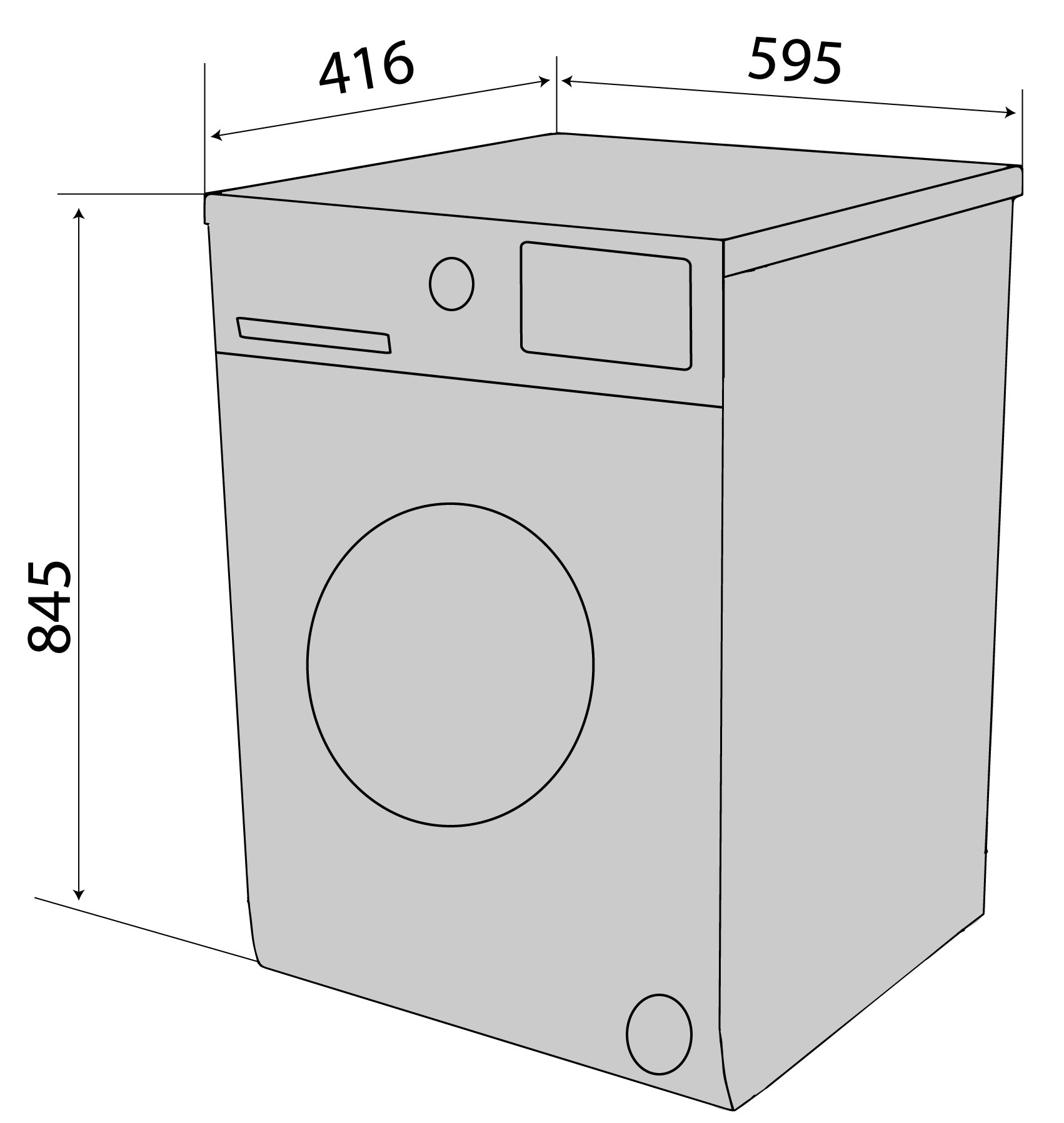 Ventolux WM 1042 6 F2 Габаритные размеры