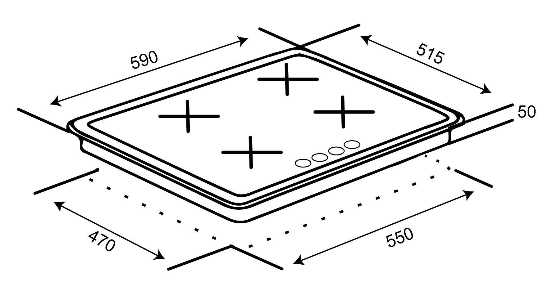 Ventolux HG640-MA3 S (X) Габаритные размеры