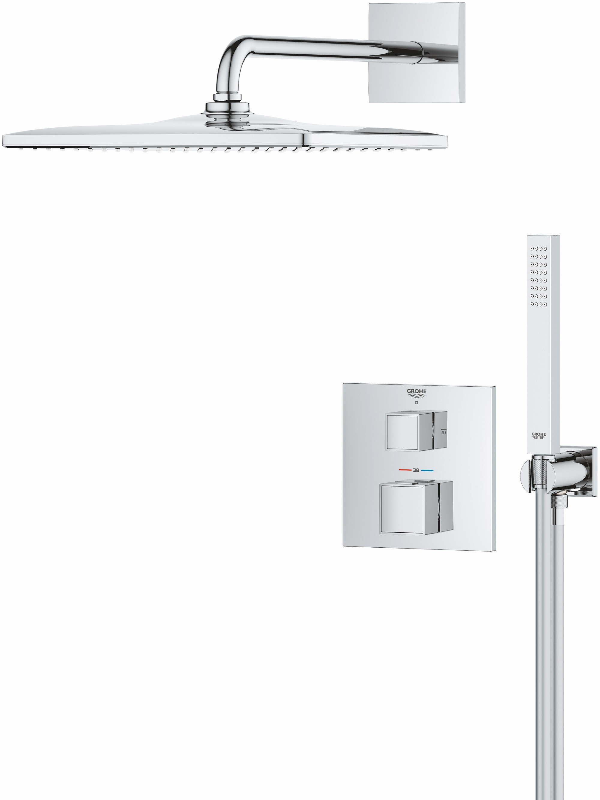 в продажу Душова система Grohe QuickFix Precision Cube & Vitalio Rain Mono 310 Cube 34879000 - фото 3