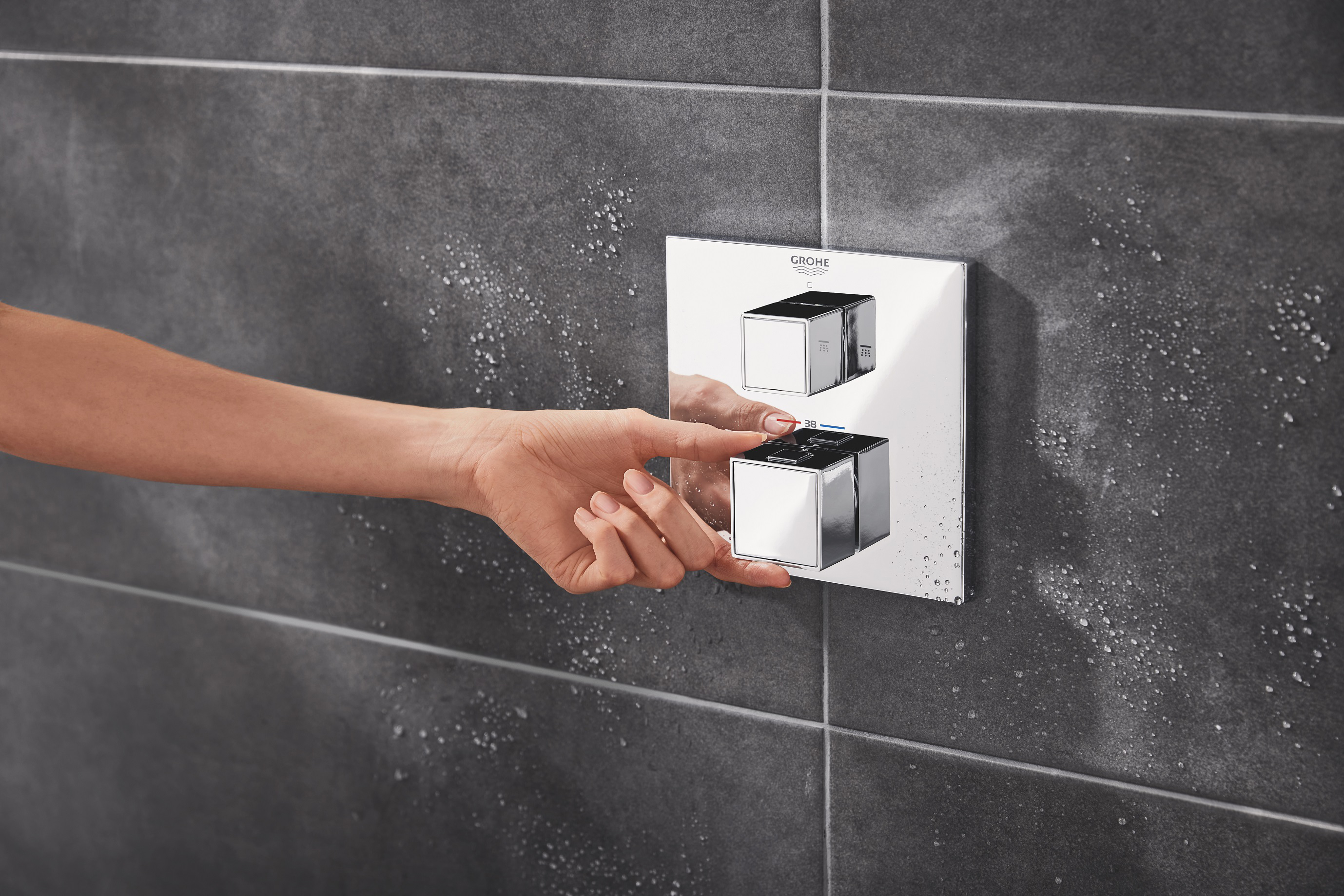 продаємо Grohe QuickFix Precision Cube & Vitalio Rain Mono 310 Cube 34879000 в Україні - фото 4