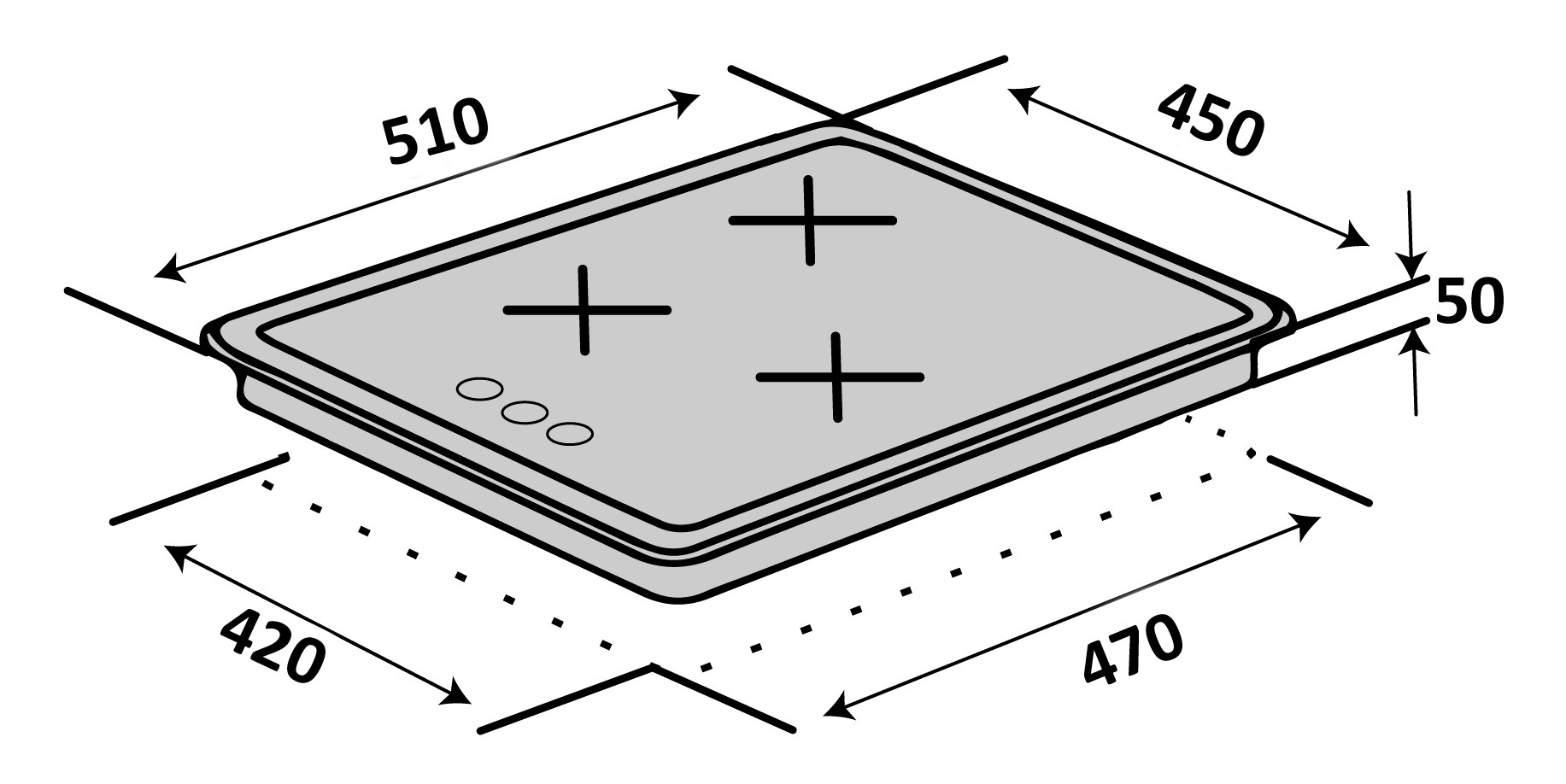 Ventolux HG 430 CEST (X) 7 Габаритные размеры