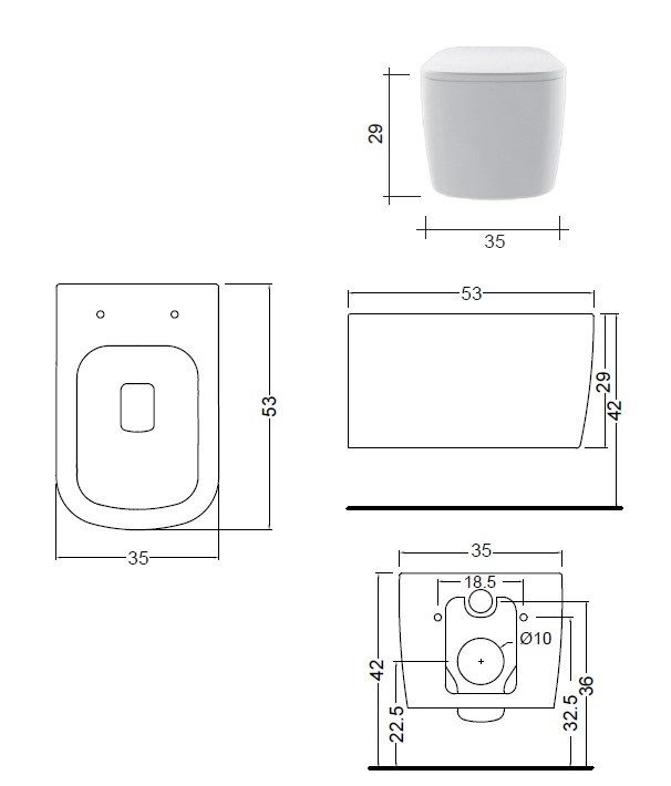 Nic Design Semplice (003699003_005706003) Габаритні розміри