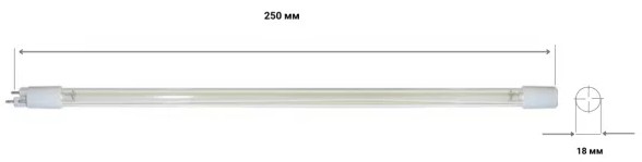 Ультрафиолетовая лампа Viqua S150RL-HO цена 4730 грн - фотография 2