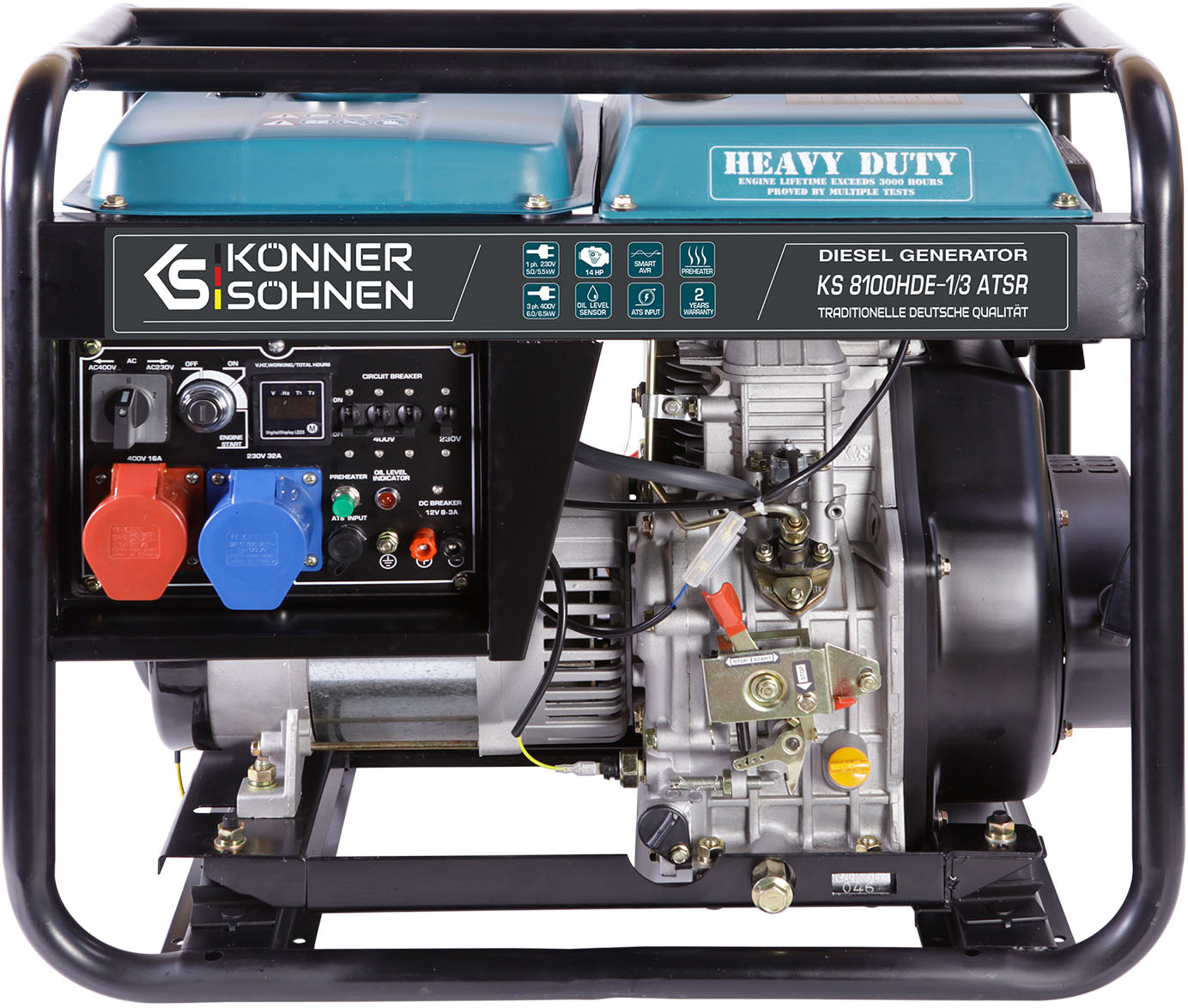 Генератор Konner&Sohnen KS 8100HDE цена 57999 грн - фотография 2