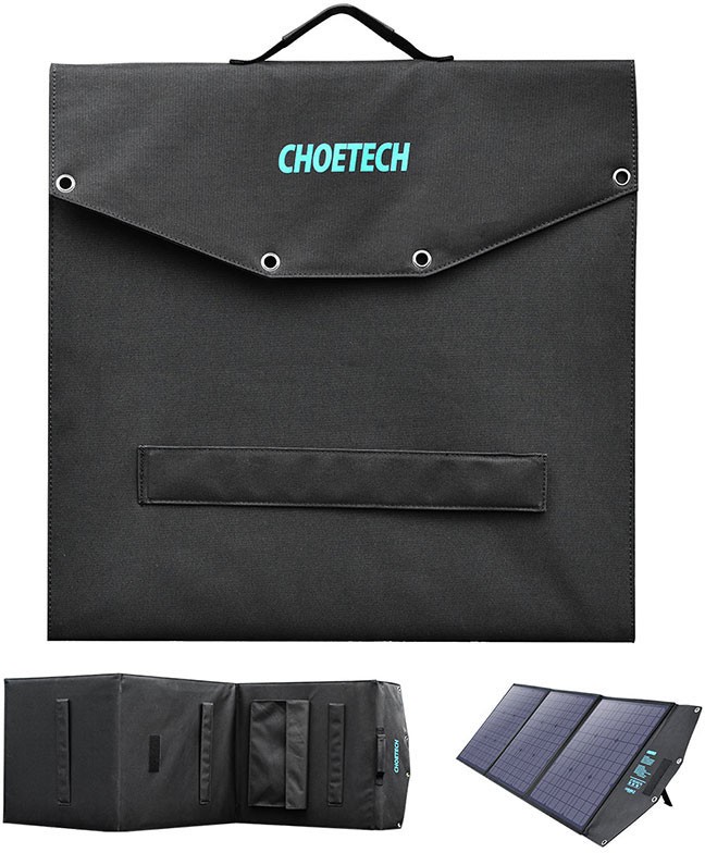 Портативна сонячна батарея Choetech 120W (SC008) відгуки - зображення 5
