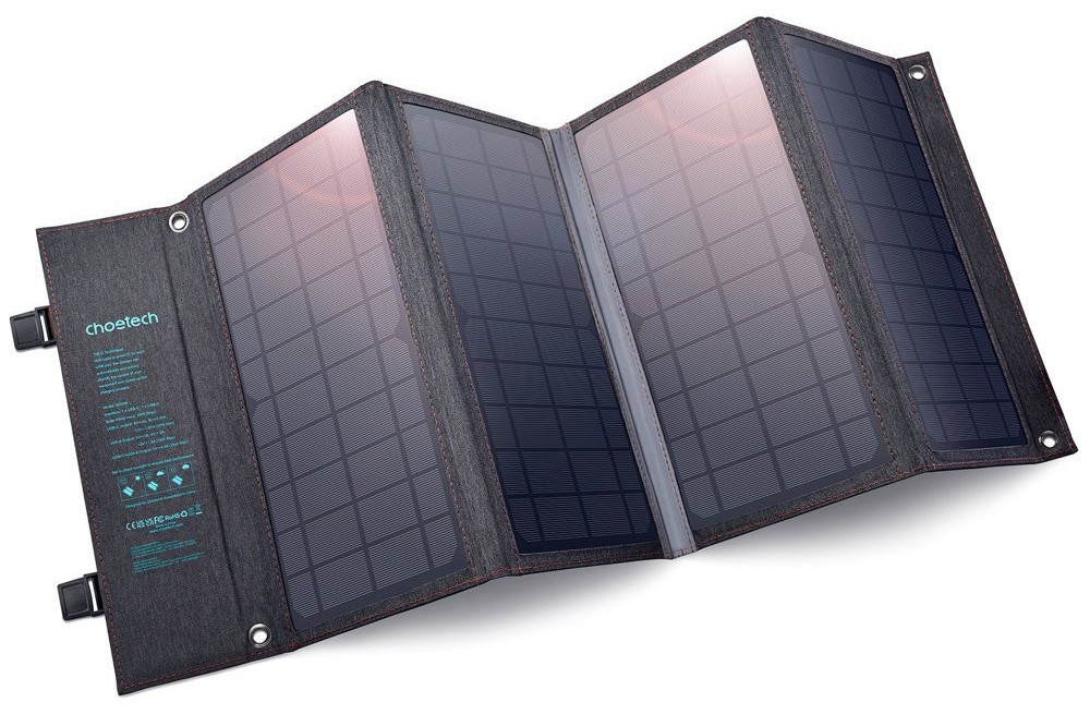 Портативна сонячна батарея Choetech 36W (SC006)