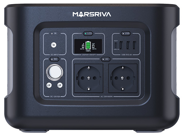 Портативная зарядная станция Marsriva MP6 600Вт цена 13999 грн - фотография 2