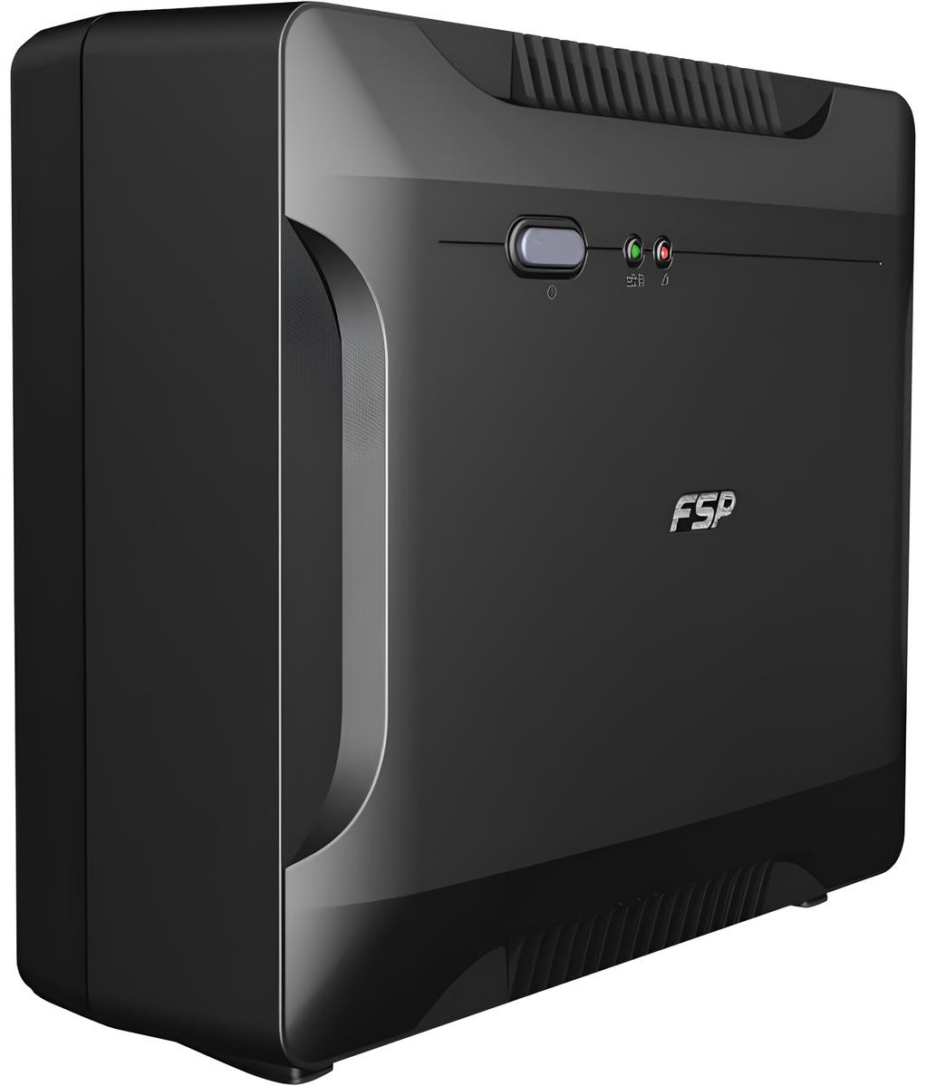 Джерело безперебійного живлення FSP Nano 800, 800ВА/480Вт, Schuko x 2, Black (PPF4800305) в інтернет-магазині, головне фото