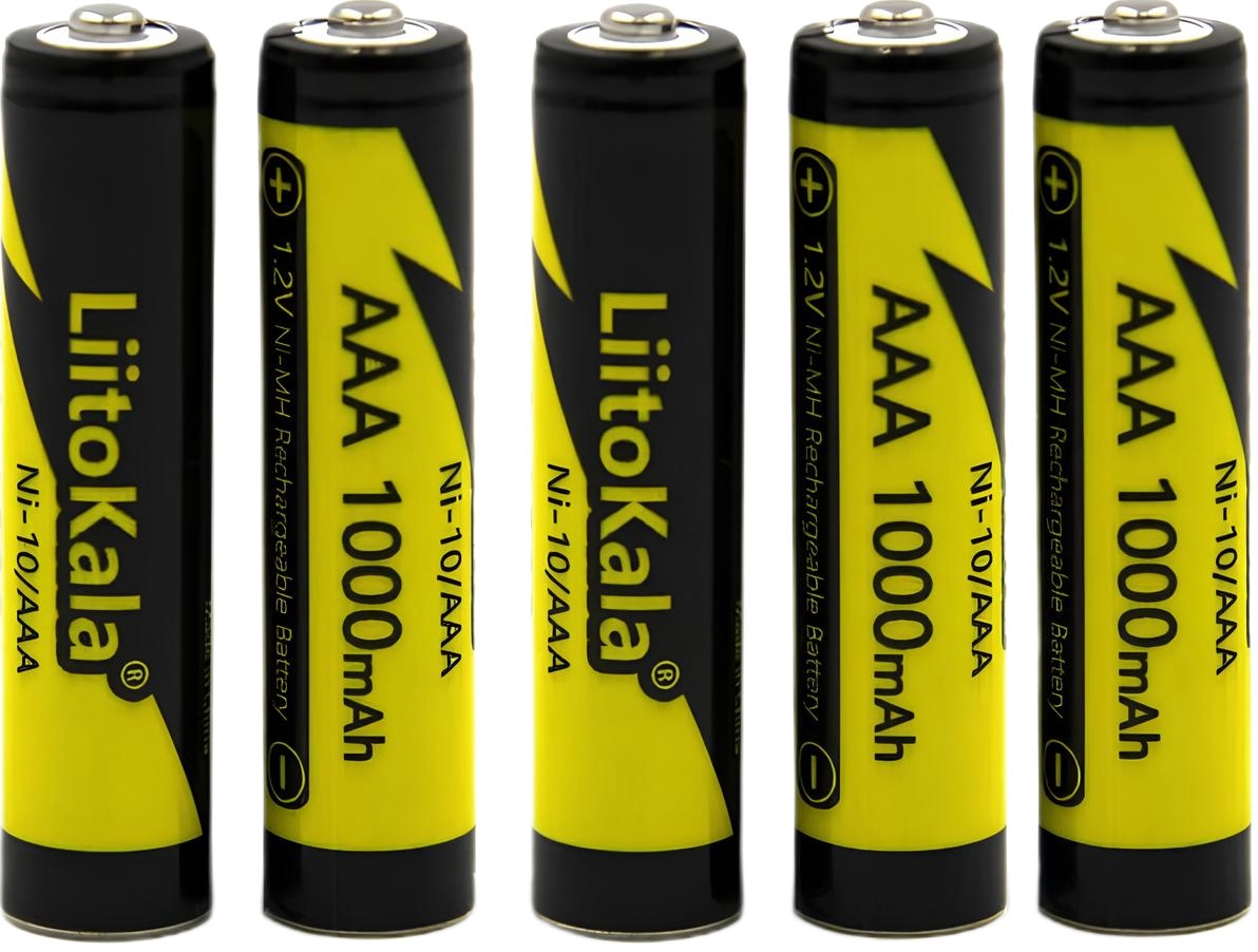 Аккумулятор LiitoKala AAA Ni-MH 1000mAh 1.2V blister 5 pcs в интернет-магазине, главное фото