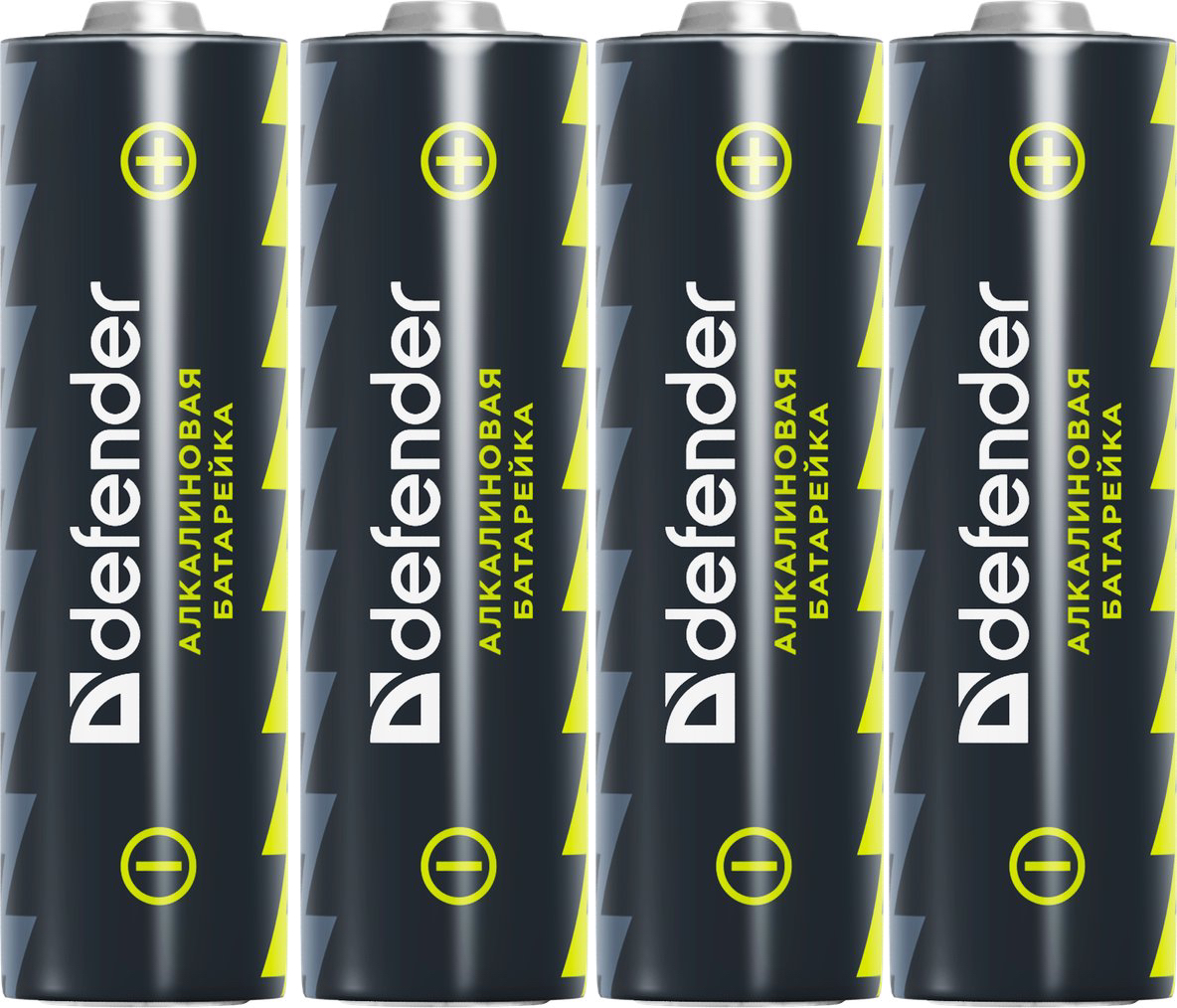 Батарейки типу АА Defender AA/LR06 Alkaline 1.5V 4 шт (56011)