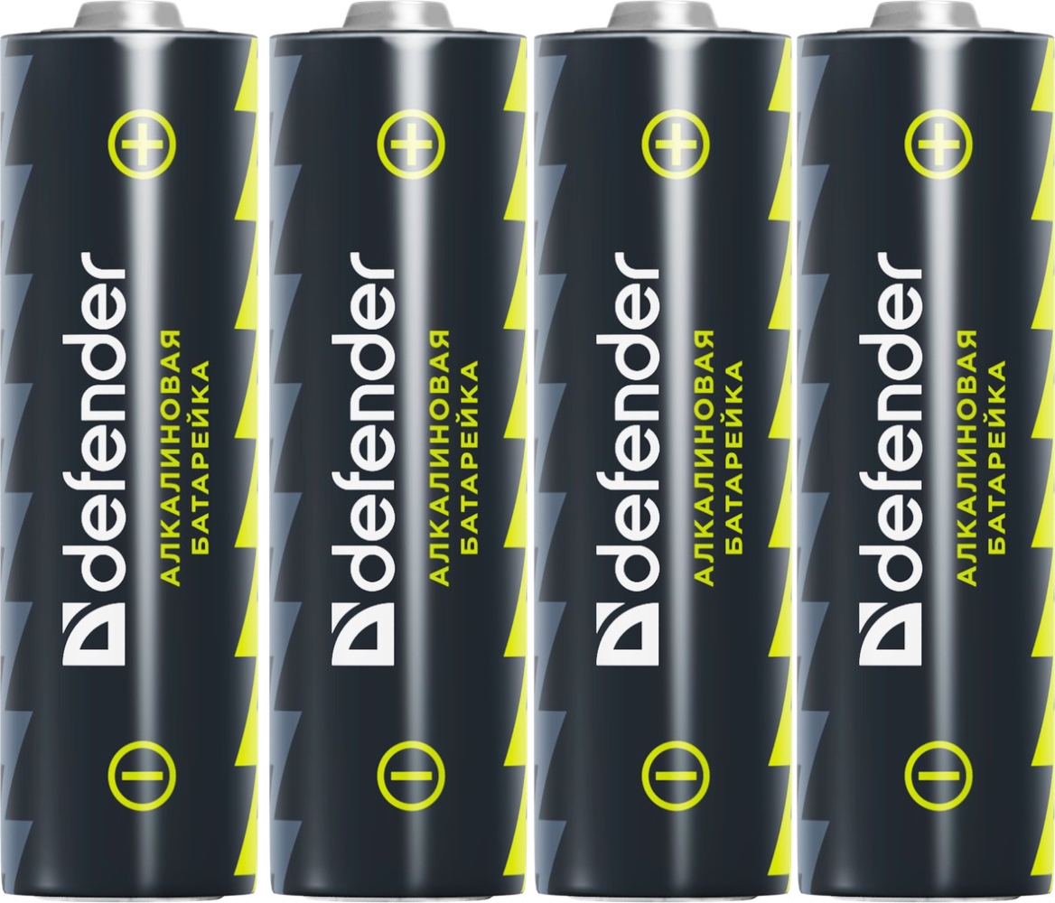 Defender AA/LR06 Alkaline 1.5V 4 шт (56011)