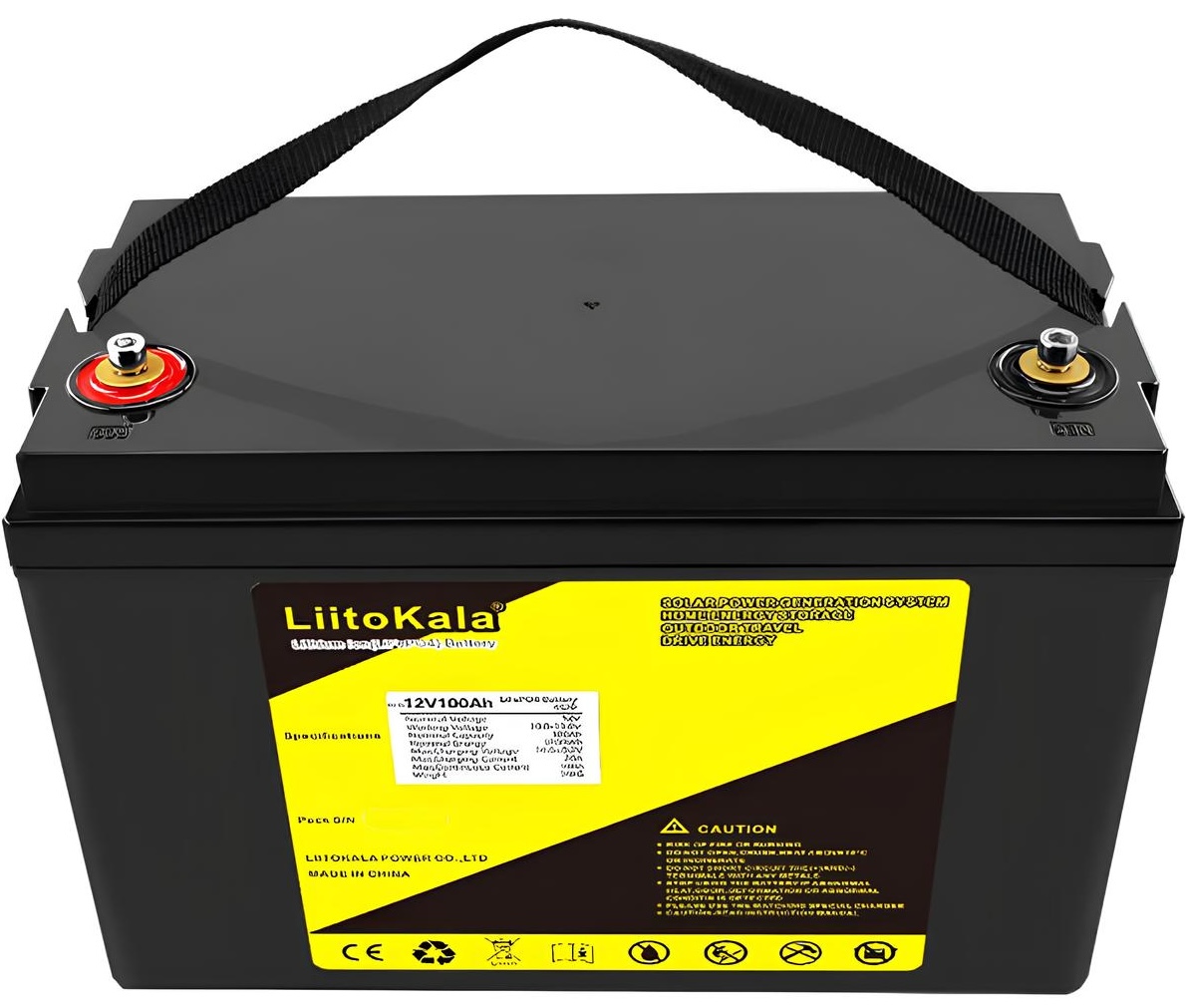 Аккумуляторная батарея LiitoKala LiFePO4 12V100Ah (4S2P) цена 0 грн - фотография 2
