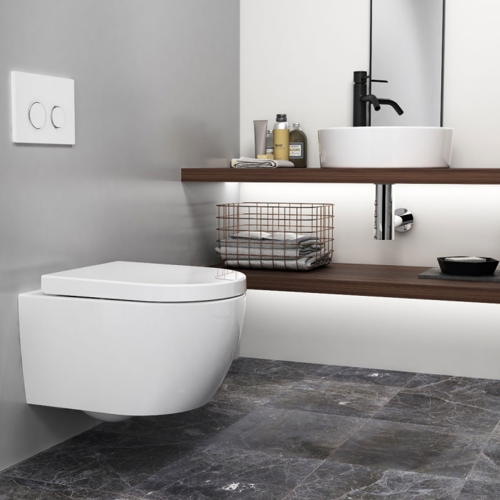 Унитаз подвесной Quarter Bath Deep (70DE03054.00.1.3.01_30SCD.01.02.03.) цена 6078 грн - фотография 2