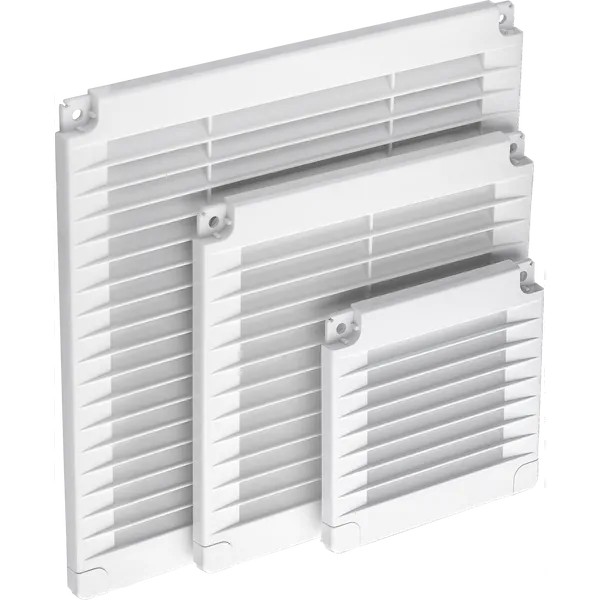 Решетка вентиляционная Airroxy 350х350 white (02-327) в интернет-магазине, главное фото